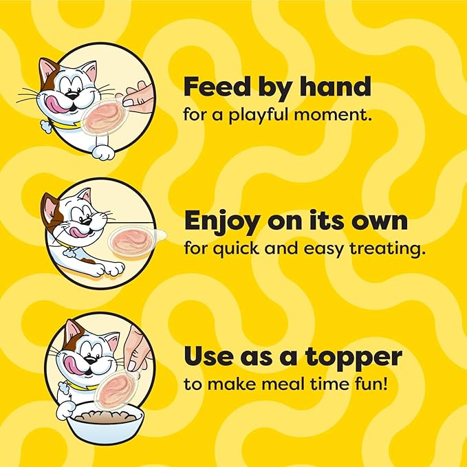 Temptations Lickable Spoons Adult Wet Cat Treats, 48 Spoons, Variety Pack