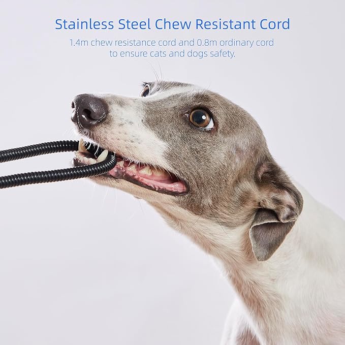 pettycare Pet Heating Pad for Dog Cat, Electric Heating with Steel-Wrapped Cord, 25-Level Timer & 11-Level Temperature Indoor Warming Pads Easy Clean for Puppy Cat Dog M 18x18inch