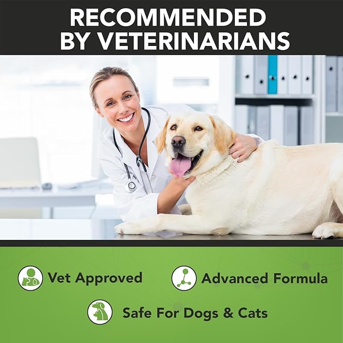 NOVEHA - Dog Ear Cleaner Wipes, Daily Ear Cleaner for Dogs & Cats - Stop Ear Itching with Aloe, Eucalyptus & Witch Hazel Ear Wipes for Dogs - for Odor Control, Dirt and Wax Removal, Unscented (300 Ct)