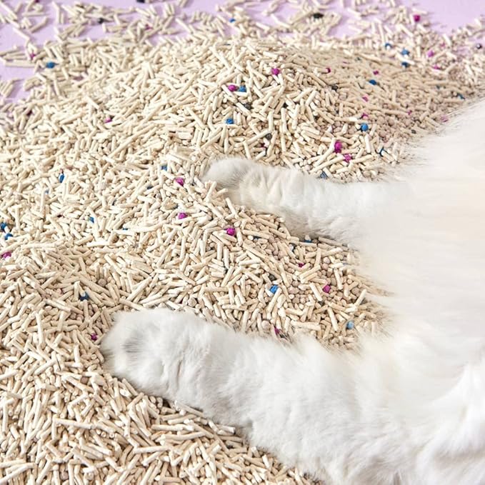 Mixed Tofu Cat Litter, Heavy Duty Flushable Kitty Litter, 5.5Lb/88Oz Original 4 Pack