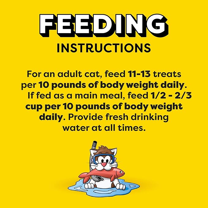 Temptations Classic Crunchy and Soft Cat Treats, Savory Salmon Flavor, 30 oz. Tub