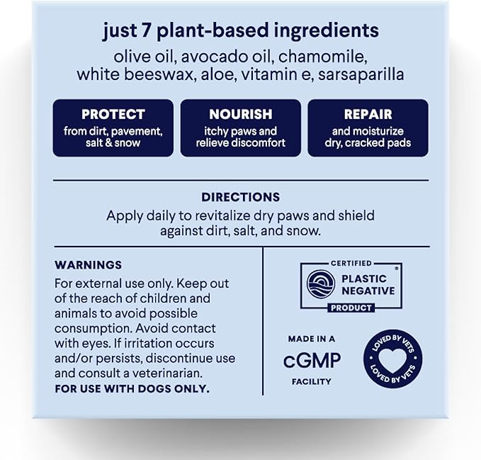 Finn Paw Hero | Natural Revitalizing Dog Paw Balm | Protect, Nourish & Repair from Wear, Damage & Dryness - 1.75 oz