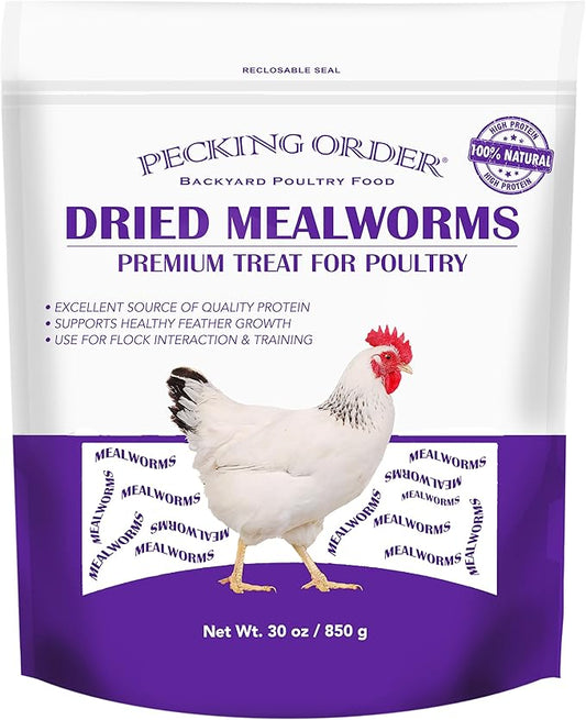 Pecking Order Dried Mealworms, 30 oz