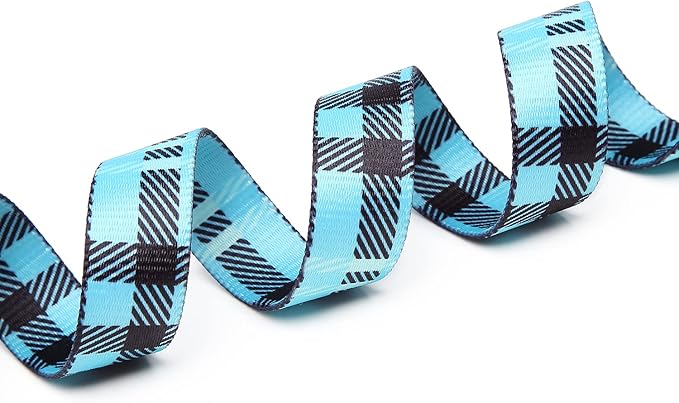 Mercano Adjustable Dog Collar - Special Design Patterns, Soft Nylon Comfortable Durable Pet Collar for Small Medium Large Dogs (L, Blue Plaid)