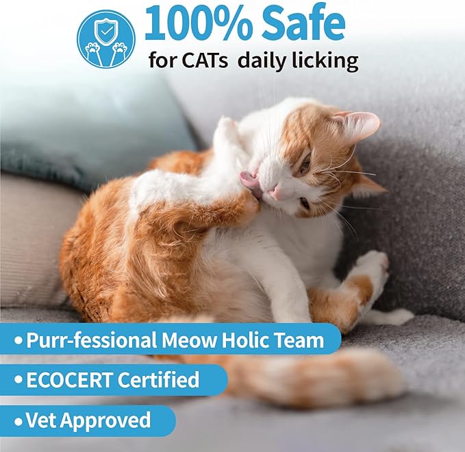 Mooncat Sphynx Cat Waterless Shampoo, Vet Approved No-Rinse Foam for Oily, Sensitive Skin & Wrinkles - Gentle, Hypoallergenic Formula for Hairless Cats, Deep Cleans & Moisturizes