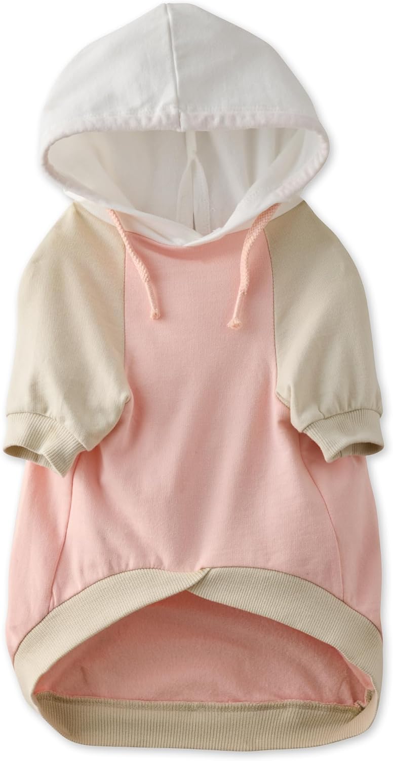 Rocky – The Orginal Lightweight Hooded TEE 100% Organic Cotton Dog Hoodie Pet Coat Sweater for Small - Medium sized Dogs, Available in Multiple Colors ***Large (40-60 lbs)***