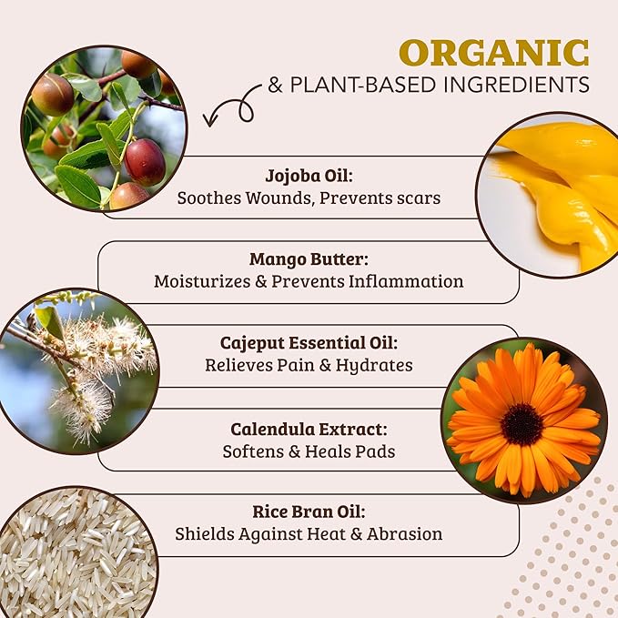 Natural Dog Company PawTection Balm for Dogs, Dog Paw Protector, Moisturizing Dog Paw Balm for Dry, Cracked Pad, Protects Paw from Extreme Weather, Paw Lotion for Allergies & Itching (1 oz Tin)