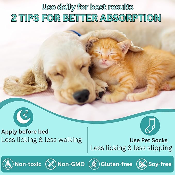 Lick-Safe Organic Paw & Nose Balm for Dogs, Cats & More – All-Natural, Vegan, Hypoallergenic – Heals, Protects & Restores Dry, Cracked Paws, Snouts & Elbows – Aloe, Avocado Oil, Beeswax – 1.75 oz