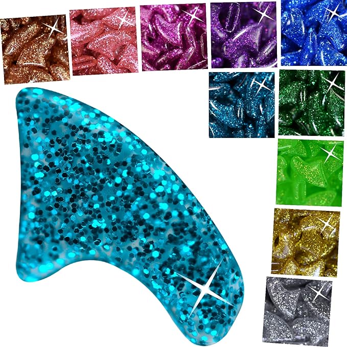 zetpo Cat Nail Caps | Cat Claw Covers | with Adhesives and Applicators (XS, 5X Glitter Random Colors | 100 pcs)