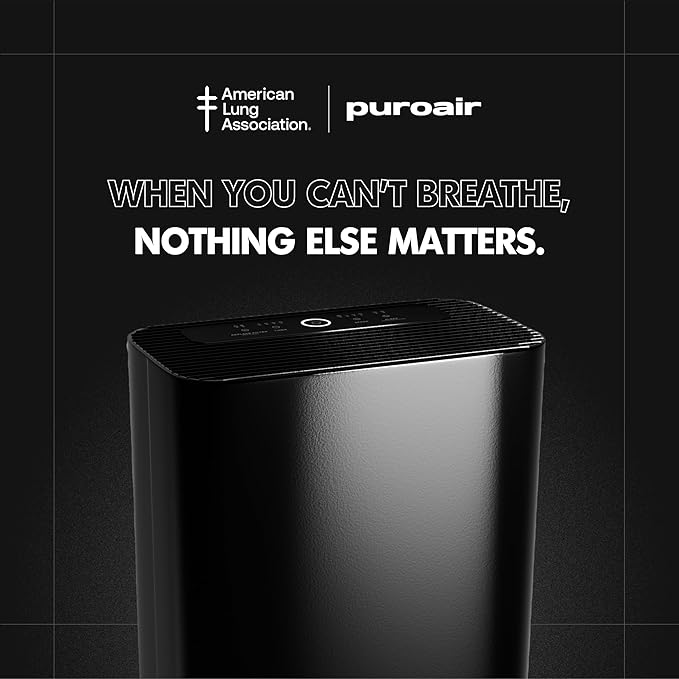 PuroAir 400 HEPA Air Purifiers for Home Large Rooms - Covers 2,000 Sq Ft - Filters Up To 99.9% of Pollutants, Smoke, Pollen, Dust, and VOCs - Quiet HEPA Air Filter - Air Purifiers for Bedroom (2 Pack)