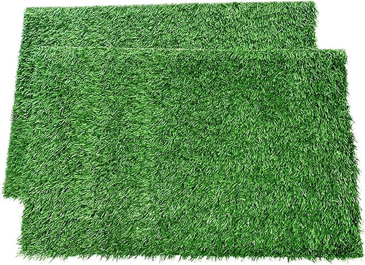 LOOBANI Dog Grass Pee Pads, Artificial Dog Grass Pads for Potty Tray, Fake Grass for Dogs to Pee On, Outdoor Indoor Pee Grass for Dog Potty (18*28 inch)