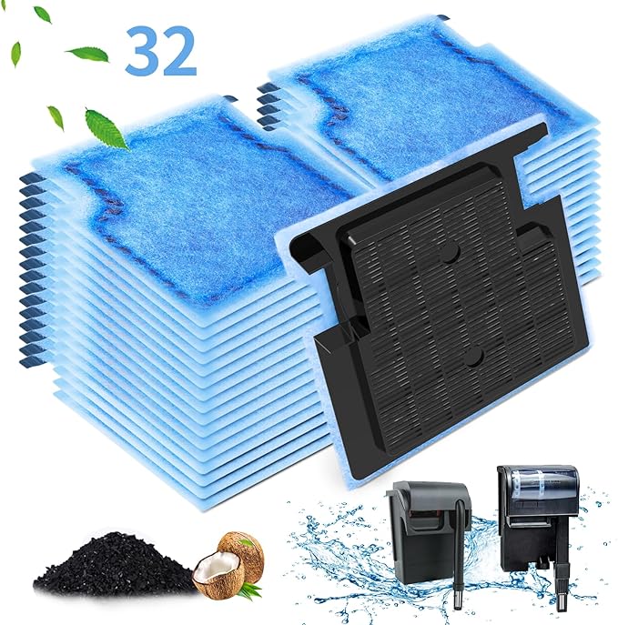 8/16/32 Pack Rite-Size A Filter Cartridges Compatible with MarineLand Penguin Power Filters 75 & 100 - Rite-Size A Replacement Filter Cartridges Compatible with MarineLand Penguin Power Filter