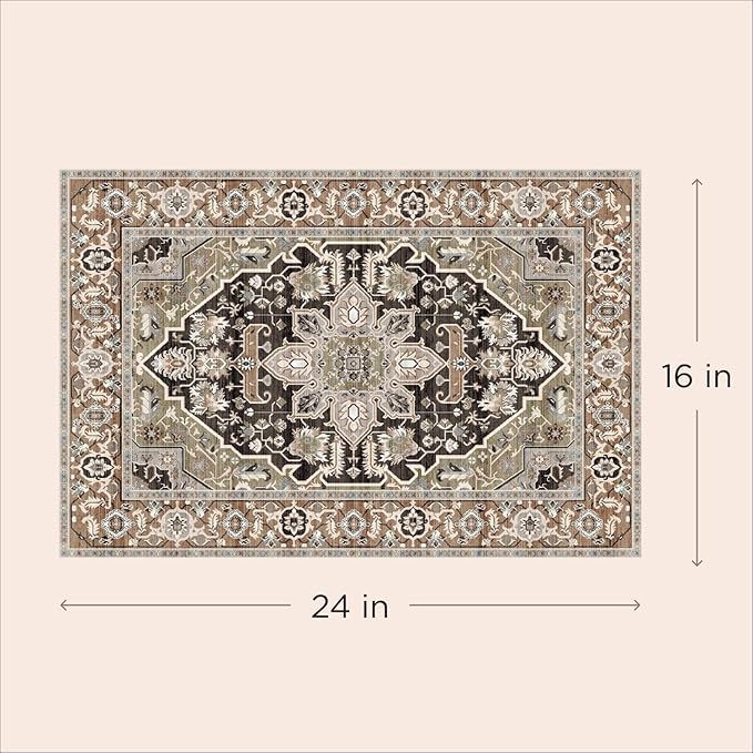 LOVEWAG Washable Dog Pee Pads, 24" x 16", Waterproof, Non-Slip, Super Absorbent, Reusable Machine-Washable, 2-Pack (Sage Forest)