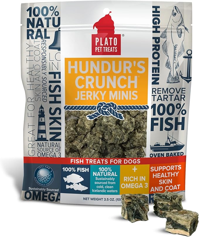 Plato Hundur's Crunch Jerky Minis 3.5oz