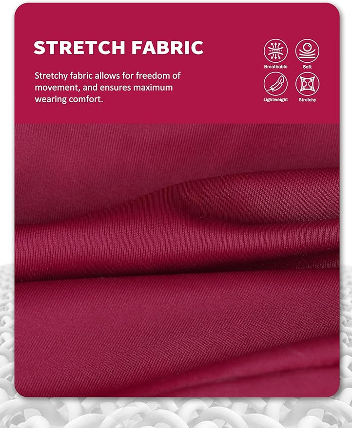 Harrison Howard Horse Fly Mask with Forelock Opening Stretch Breathable and Comfortable for Horses UV -Protection Burgundy M