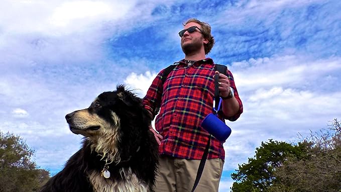 Dog Doo Tube Filled Dog Waste Bag Holders - Reusable Dog Poop Bag Tubes Designed to Keep in Odors and Germs