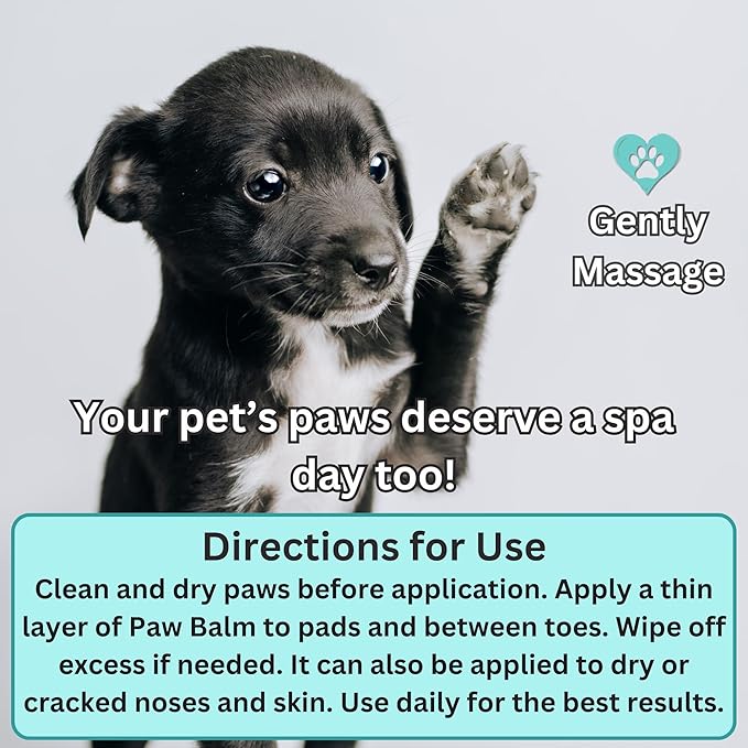 Lick-Safe Organic Paw & Nose Balm for Dogs, Cats & More – All-Natural, Vegan, Hypoallergenic – Heals, Protects & Restores Dry, Cracked Paws, Snouts & Elbows – Aloe, Avocado Oil, Beeswax – 1.75 oz