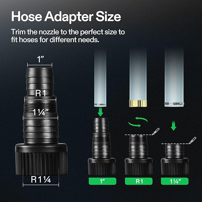 VIVOSUN 2700 GPH Submersible Water Pump, 120W Pond Pump, Ultra Quiet Aquarium Pump with 15FT. Lift Height for Pond Waterfall, Fish Tank, Statuary, or Hydroponics