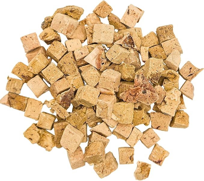 hotspot pets Freeze Dried Beef Heart Treats for Cats & Dogs - 1LB Resealable Big Bag, Made in USA, Single Ingredient All Natural Grain-Free Immune support Treats -Perfect for Training, Topper or Snack