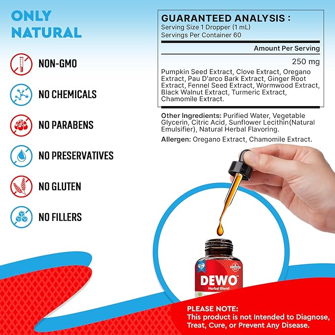 Natural Intestinal Defense for Dogs & Cats – Herbal Cleanse with Wormwood, Black Walnut – Promotes Healthy Gut & Flora Balance – Advanced Broad Spectrum Formula – Made in USA