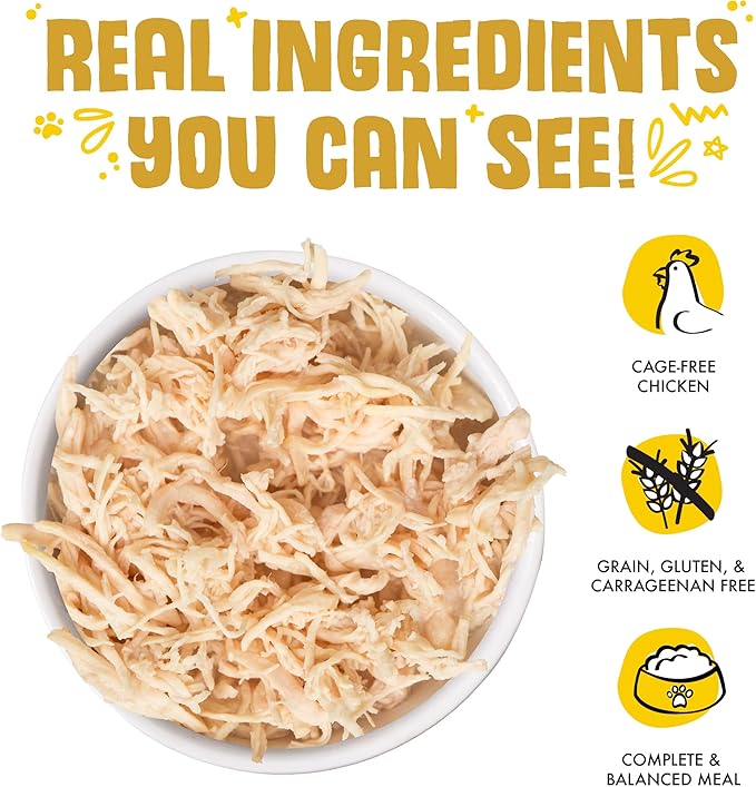 Weruva Classic Cat Food, Paw Lickin’ Chicken with Chicken Breast in Gravy, 3oz Can (Pack of 24)