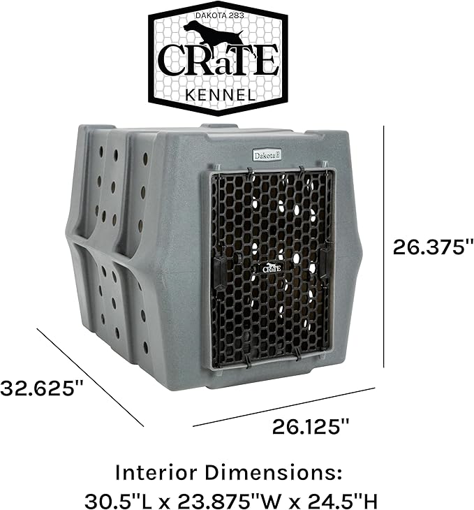 Dakota 283 Crate - Canine Rough and Tough Economy Kennel (Olive, Intermediate)