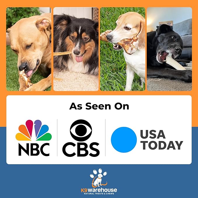 Beef Bone Marrow Dog Treats - Long Lasting Dog Bones for Aggressive Chewers - All-Natural Marrows Treats for Dogs - High-Protein Marrow Bones for Dogs Small, Medium, Large & Extra Large