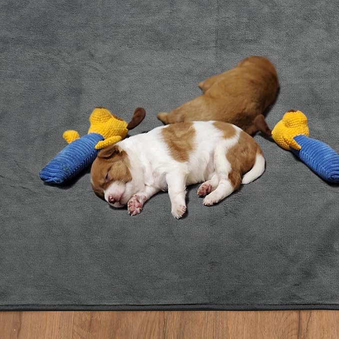 Dog Pee Pad Washable Extra Large, Instant Absorb Thicker Training Pads Non-Slip Pet Playpen Mat, Waterproof Reusable Floor Mat Ideal for Puppy Senior Dog Whelping Incontinence Housebreaking 65x48 Inch