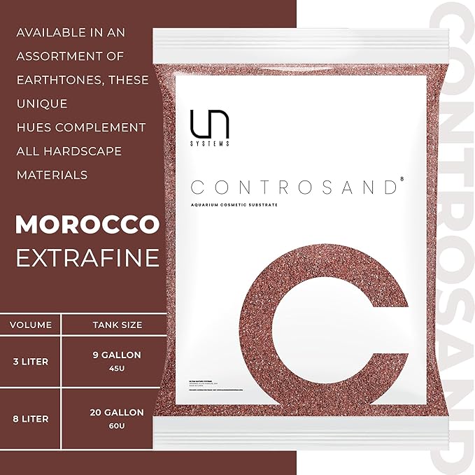 Ultum Nature Systems Controsand Morocco Gravel (8L) - Small Pebbles for Fish Tank - Planted Aquarium Rocks - Fish Tank Substrate - Aquarium Pebbles - Versatile Fish Tank Stones