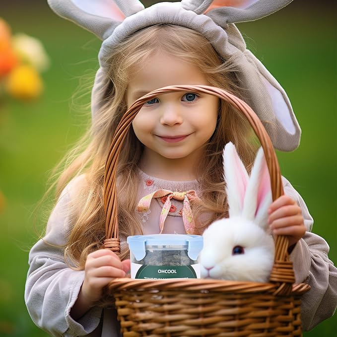 Timothy Hay Pellets 7oz - 100% Timothy Premium Nutrition Pellet for Tortoise, Rabbits 7 oz