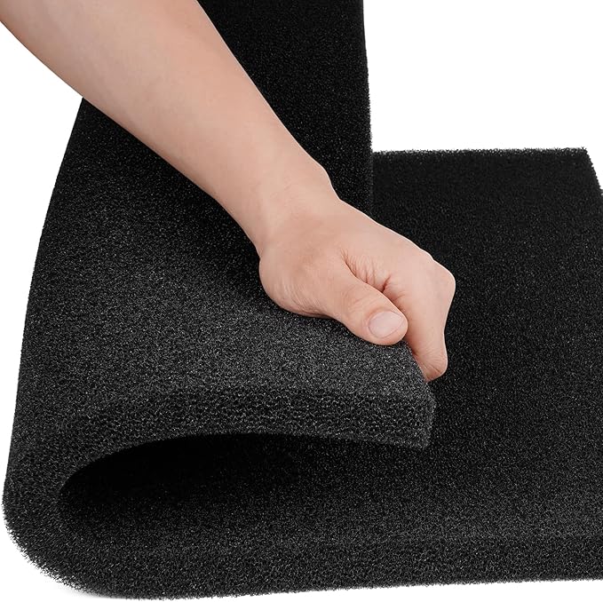 Aquarium Filter Sponge Pad, Filter Media Foam Sponges, Filter Accessories for Fish Tanks and Ponds (18.5"x18.5"x0.8", 35PPI, 1 Pack)