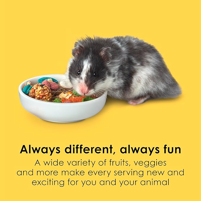 Kaytee Fiesta Hamster & Gerbil Food, Nutritious and Fun Blend, Supports Dental Health and Digestion, 4.5 pounds