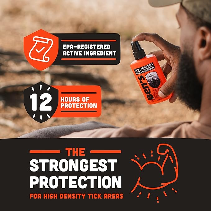 Ben's Tick Repellent - Tick, Mosquito & Insect Repellent Spray for Adults & Children - Bug Spray with 20% Picaridin - Offers 12 Hours of Protection - 3.4 fl oz (Pack of 3