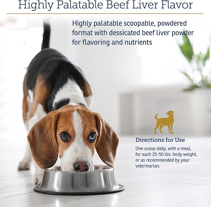 Rx Vitamins Essentials for Dogs - Daily Vitamins & Minerals - with Blue Spirulina, Kelp Powder, and Milk Thistle - Complete Canine Vitamins and Essential Minerals Powder - 8 oz