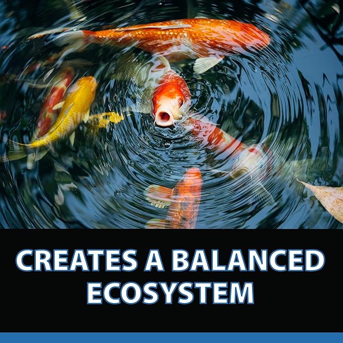 CrystalClear BioClarifier Small Pond & Water Garden Clarifier & Cleaner, Cloudy Water Beneficial Microbe Treatment, Fish, Plant & Pet Safe, 24 Packets