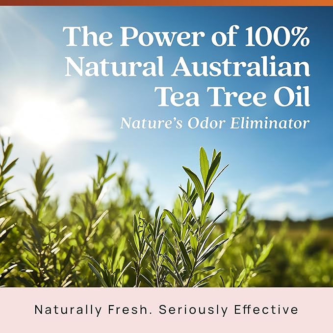 Azuna All-Natural Odor Remover Gel Refill Pouch | Air Purifier with Tea Tree Oil | Plant-Based & Long Lasting | For Pet Odors, Smoke & Strong Odors | Sandalwood/Bourbon, 24 oz.