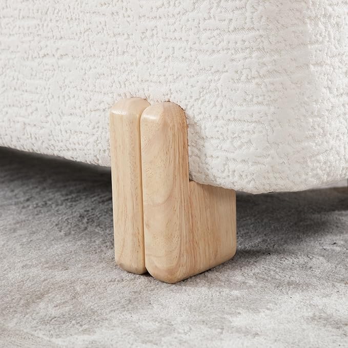 Wavy Ottoman Storage Bench Multi-Functional Narrow Entryway Bench Elegant End of Bed Bench with Storage and Safty Hinge for Living Room Entryway Hallway Bedroom Boutique, White