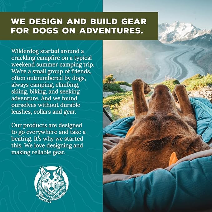 Wilderdog Lightweight Dog Harness with Reflective Straps - Large - Olive