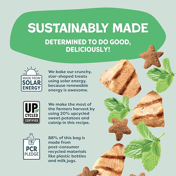 Shameless Pets Digestive Health Catnip Chicken Crunchy Cat Treats