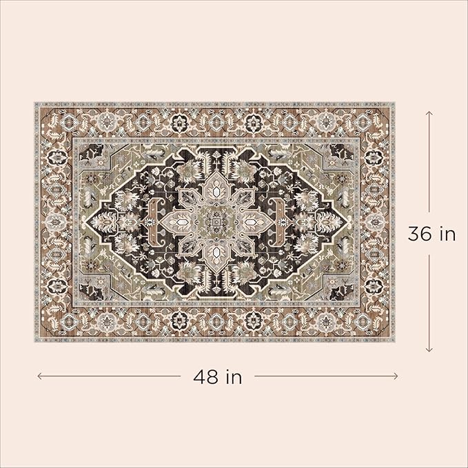 LOVEWAG Washable Dog Pee Pads, 36" x 48", Waterproof, Non-Slip, Super Absorbent, Reusable Machine-Washable, 2-Pack (Sage Forest)