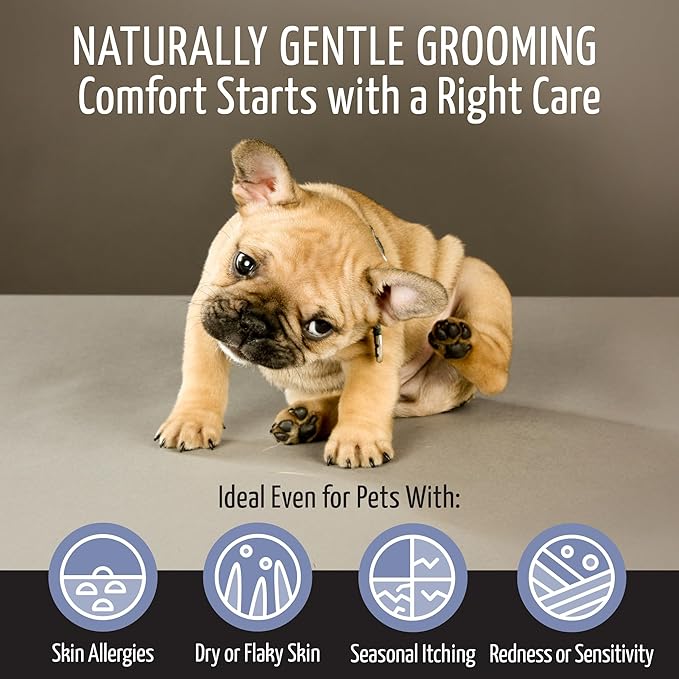 Tauro Pro Line Moisturizing Dog Shampoo for Smelly Dogs, Deodorizing All Natural Dog Wash, Pet Coat Protection, Cat & Puppy Shampoo for Dry Sensitive Skin (Magic Plex - 13.5 Fl Oz)