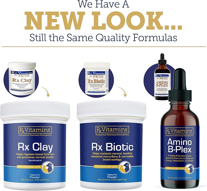 Rx Vitamins Feline Minerals - Taurine for Cat Heart Health - Calcium for Joint Supplement - Immune Support for Cats with Magnesium & Potassium - Skin and Coat Supplement - 8oz