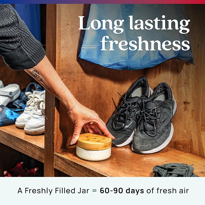 Azuna All-Natural Odor Remover Gel Refill Pouch | Air Purifier with Tea Tree Oil | Plant-Based & Long Lasting | For Pet Odors, Smoke & Strong Odors | Smell of Victory | 24 oz.