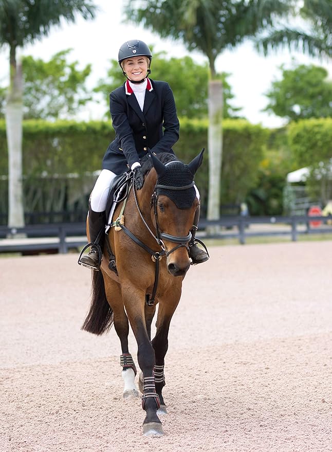 TIPPERARY EQUESTRIAN Horse Riding Helmet - Royal Wide Brim - English Style Protective Horseback Riding Apparel - Safety Helmet with Cooling Ventilation