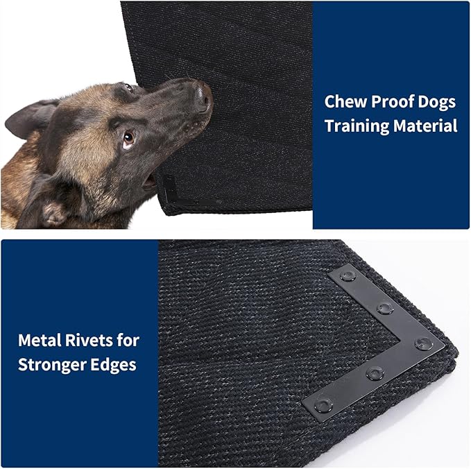 BALAPET Durable Chew Proof Dog Bed with Metal Rivet Corner for Medium Dogs, Stable Kennel Pad Mat for Teething Puppy, Durable Indoor Outdoor Crate Pad for Medium Dog Crates, 35"x22"