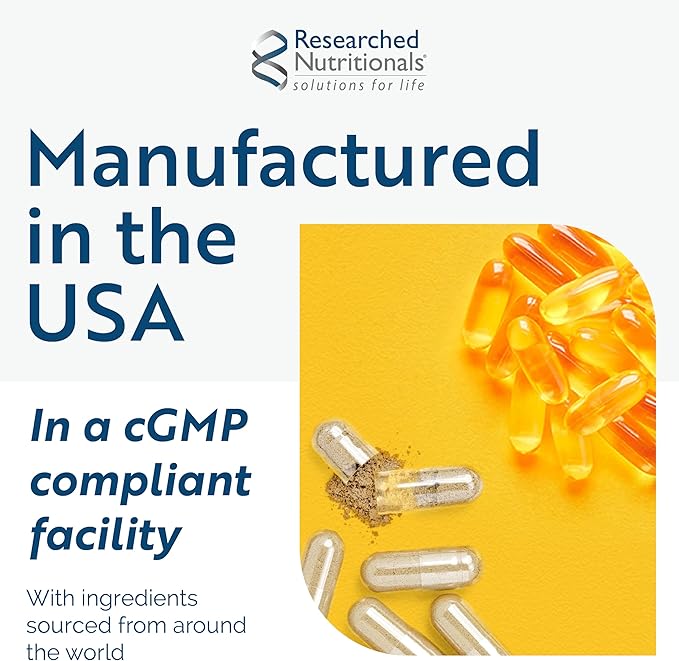 Researched Nutritionals C-RLA - Liposomal Vitamin C with R Lipoic Acid to Support Detox - Vegan & Soy-Free Vitamin C Liquid, Peppermint Flavor (10 Fl Oz)