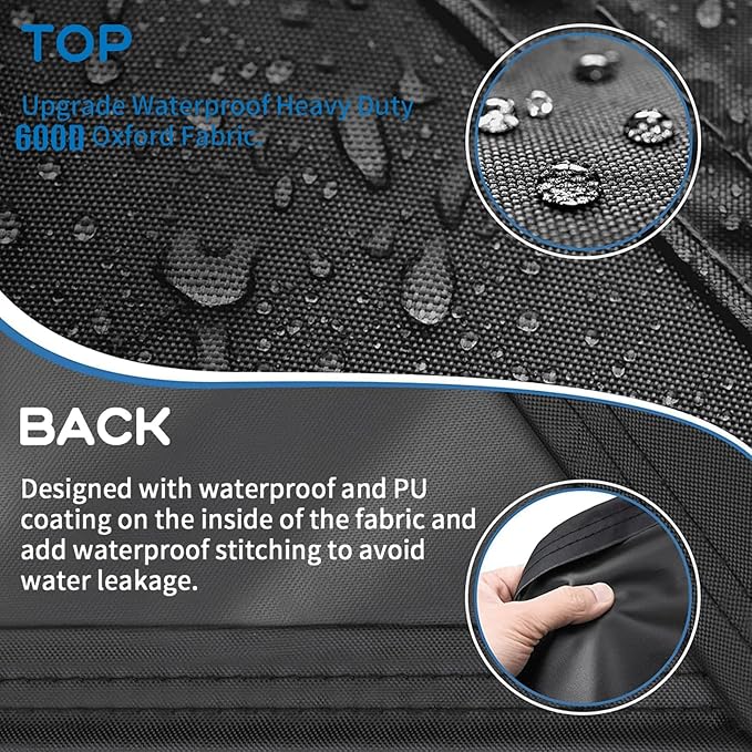 SIRUITON 2Pack Dog Playpen Storage Bag, Fits 32" H 8 Panels and 9 Stakes，Suitable for Foldable Exercise Pet Playpen, Dog Fence Travel Bag, with Reinforcing Plate & Shoulder