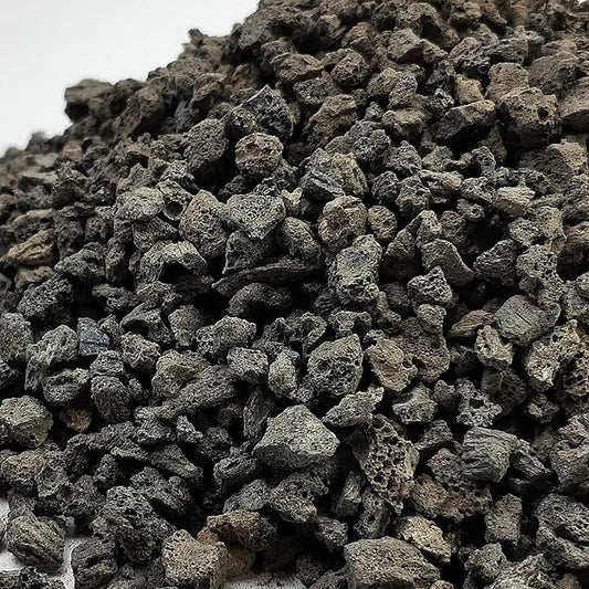 10 lbs Black Lava Rocks for Fire Pits,5-8 MM Crush Volcanic Rock Pumice Soil Additive for Succulent Plants Aquarium Cactus Bonsai and Garden Landscaping