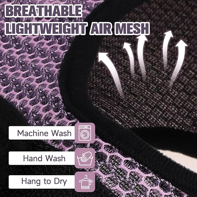 PAWCHIE Dog Grooming Hammock Harness for Dogs & Cats with Pet Nail Clipper Trimmer- Breathable Cat Hanger Sling for Trimming Clipping Nails-Dog Hammock Restraint Bag for Small Medium Large Dog, Pink S