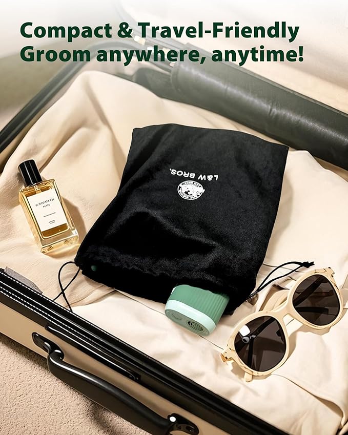 L&W BROS. Hands-Free Dog Dryer – Powerful & Professional Pet Blow Dryer for Small & Medium Dogs & Cats, Adjustable Airflow, Easy Storage, Negative Ion Technology (Green)